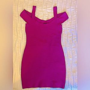 Guess Los Angeles Cold-Shoulder Bandage Dress